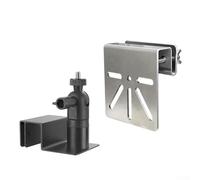 Compact Gutter Mount Bracket for Reolink Argus4G LTE Solar Camera Space Saving Solution (Black)
