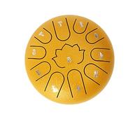 Compact Half Footplate Tongue Drum with 11 Tones for Accessible Outdoor Tasks and Transportable Music Making Mild Steel Simple Drum Professional Greenhorn Use