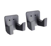 Compact Hammer Storage Holder, Grey | Wall Mounted Rack with Two Hole Back Plate for Garage Repair Area Organization Tasks