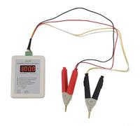 Compact Handheld DC Milliohm Meter Accurate Four Wire Kelvin Resistance Tester With User Calibration(large clip 20R)