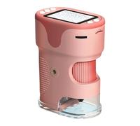 Compact Handheld Microscope with 32G Memory Digital Laboratory Teaching Simple to Use for Adults LED Light Microscope