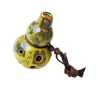 Compact Handheld Ocarina Ceramic C 6 Hole, Beginner Music Instrument for Classroom Routines and Home Play Entry Ocarina Ceramic Wind Instrument School Music Intro Beginner Practice Handheld Cord Carry