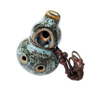 Compact Handheld Ocarina Ceramic C 6 Hole, Beginner Music Instrument for Classroom Routines and Home Play Entry Ocarina Ceramic Wind Instrument School Music Intro Beginner Practice Handheld Cord Carry