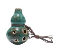 Compact Handheld Ocarina Ceramic C 6 Hole, Beginner Music Instrument for Classroom Routines and Home Play Entry Ocarina Ceramic Wind Instrument School Music Intro Beginner Practice Handheld Cord Carry