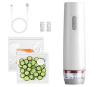 Compact Handheld Vacuum Sealant Set Bundled 30 Recyclable Complimentary Sacks for Efficient Conservation Extending Innovation Minimizing Loss Everywhere Tap