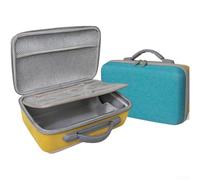 Compact Hard Shell EVA Case for Liene M100 and M200 Photo Printers with Soft Interior and Ergonomic Handles (Blue Yellow)