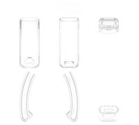 Compact Headphone Shell for Nothing Ear Open 10x10cm(transparent) | Shock resistant PC material, protects against bumps, clear transparent finish, 10x10x1cm size, easy for snap-on fit