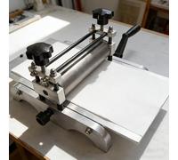 Compact Heavy-Duty Steel Engraving Printing Press for Art Projects and Decorative Displays, Ideal for Copperplate, Relief, and Etching Techniques in Artisan and Craft Business Applications