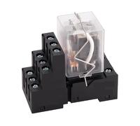 Compact High Power Relay Flange Mounting G30F High Current 30A 12 24vdc220vac with Base AC250V DC30V surge protection 100Ma(G30F-3ZLD-A 24V)