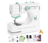 Compact Home Electric Sewing Machine, Portable Handheld Sewing Machine, Stitching Machine for Beginners, Built-In Foot Pedal with 12 Versatile Stitch Patterns, For Home DIY Projects & Gift (1 Set)