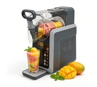 Compact Home Granita Machine, Mini Countertop Ice Cream & Granita Maker, 3L Capacity 5 Preset Programs, 360° Rotation Fast Cooling for Home Parties & Homemade Frozen Drinks