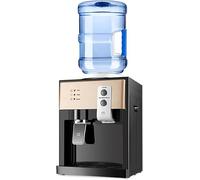 Compact Hot & Cold Water Dispenser - Countertop Water Cooler Machine, Mains Fed for Home or Office, Easy Setup, 18.9L Bottle Compatible, Sleek Modern Design