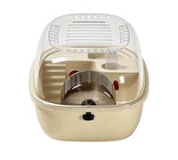 Compact Housing Unit - Clear Top Hamster Cage, 6.2in Portable Mouse Habitat, Transparent Enclosure with Convenient Opening, Small Pet Living Space with Dorm Bedroom, Indoor Balcony Home Setup