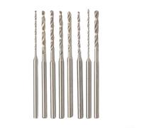 Compact HSS Drill Bit 2 35mm Shank, Straight Handle for Efficient Wood, Plastic, and Rubber Drilling Projects (0.8mm)