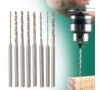 Compact HSS Drill Bit 2 35mm Shank, Straight Handle for Efficient Wood, Plastic, and Rubber Drilling Projects (1.4mm)