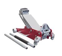 Compact Hydraulic Hand Jack, 2.5-Ton Portable Dual-Pump System, Rapid Lifting, Rubber Non-Slip Saddle, Swivel Rear Wheels for Vehicle Maintenance