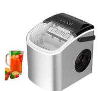 Compact Ice Maker Machine, Portable Countertop Ice Cube Maker with Handle, 1.2-liter Water Tank, 9 Pieces Of Ice Are Dispensed At 1 Time and The Ice Storage Capacity Is 60 Pieces for Home