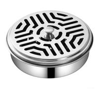 Compact Incense Coil Holder, 2 Piece Set with Stylish Features for Convenient Outdoor Use and Cleaning