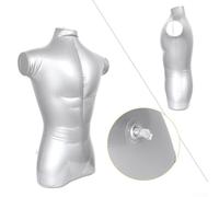 Compact Inflatable Male Torso Model for Various Retail and Exhibit Displays