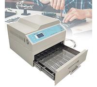Compact Infrared Heater Reflow Soldering Station,Constant Temperature Timing,Professional Hot Air Circulation Welding Machine T-937M-110V60Hz