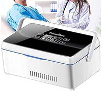 Compact Insulin Cooler Travel Insulin Cool Box Refrigerator Portable Insulin Cooler Box LED Display 2-8℃ Drug Reefer Cooler 8-10 Hours Rechargeable Battery Refrigerator Car USB Charger Porta