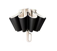 Compact Inverted Folding Umbrella, Automatic Open Close, Windproof Strong | Compact Inverted Umbrella with Carabiner Hook Handle, Reverse Folding Keeps Bag and Car Seats Dry