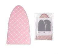 Compact Ironing Board Cover for Steam Irons - Small Sponge Ironing Mat with Crushed Flower Pattern, 22.5 x 14.5 x 2.8 cm, Fits Standard Ironing Tab(E2pcs)