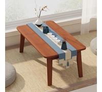 Compact Japanese Folding Tea Table, Low Sitting Coffee Table for Living Room, 80x37x25cm, Perfect for Tea Ceremonies & Cozy Spaces, Space-Saving Design