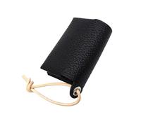 Compact Japanese Styles PU Leather Tissue Holder Foldable Paper Box Bag Adjustable Cord Travel Pouches Adjustable Cord Pu Leather Cover