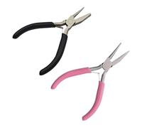 Compact Jewelry Pliers with Ergonomic Handle Ideal for Craftsmen and Hobbyists Electronics Crafting Small Repairs 2 Pack Model Making Equipment