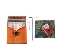 Compact Kalimba Thumb Piano 17 Keys Wooden Pocket-Sized Sound Beginners & Kids Thumb Piano Musical Instrument For All Ages Relaxation Instrument