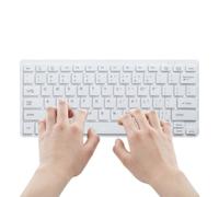 Compact Keyboard for Tablet - Silent Keyboard, Lightweight Portable Typing Device | Ultra Slim Wireless Laptop for Women, Compatible with Tablet Laptops
