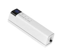 Compact Kitchen Vacuum Sealer Rechargeable Food Preserver with Side Nozzle, Button Display Control for Freezer Planning Bag Sealer Appliance Cabinet Organizer Leftovers Tool Countertop Kitchen Gadget