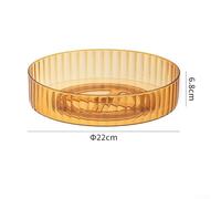 Compact Lazy Susan Organizer for Spices & Makeup Easy Access to All Your Essentials (orange s)