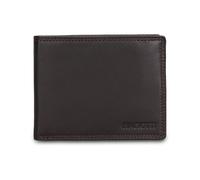 Compact Leather Wallet - male - Laura Biagiotti - Wallets & Cardholders - Brown - ONE SIZE - Accessories ONE SIZE