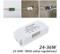 Compact LED Driver 24-36W for Ceiling Light Installation Compact | AC 180-265V input, DC 90-140V output, stable voltage, no flickering, smooth activation