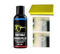 Compact Lens Cleaner, Gentle Glass Polisher, Effective Frame Restorer, Anti Dust Daily Travel Aid, Organized Home Office Care Tool, Sight Accessory for Eyeglasses, Sunglasses, Spectacles, 13x4x4cm