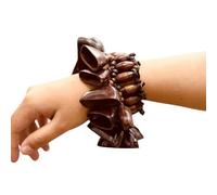 Compact Light Weight Natural Fruit Shell Hand Bells Wrist Shaker for Travel Music Spiritual Relax Percussion Instruments Percussion Wrist Shaker