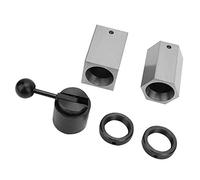 Compact Lightweight 5C Collet Block Set Hex Square Rings Collet Closer Holder for Fast Setting of Milling Machines and Lathes