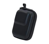 Compact Lightweight Protective Case Waterproof Shell Interior Padded and Zipper Closure Camera Case with Carabiner for Action Cameras