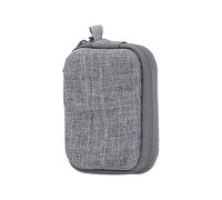 Compact Lightweight Protective Case Waterproof Shell Interior Padded and Zipper Closure Camera Case with Carabiner for Action Cameras