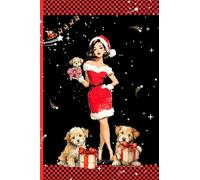 Compact Lined Journal Notebook with Christmas theme: Puppies and presents/4 x6", 96 pages.: Pocket-Size Diary for Daily Writing, Notes, and Travel Reflections