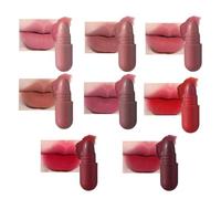 Compact Lipstick Set, Matte Lipstick Set for - Long Lasting Tinted Lip Balm - for Women Girls Wedding Party Everyday Summer Travel
