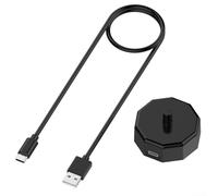 Compact Magnetic Charger Base For AquaSonic Black Series Pro Vibe Duo Electric Toothbrush Replacement Dock ABS Material Efficient Power Supply Bathroom Gadget White(Black)
