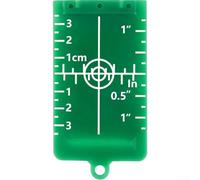 Compact Magnetic Light Beam Target with Reflective Board Optimized for Ceiling, Beam, and Metal Alignment (Green)