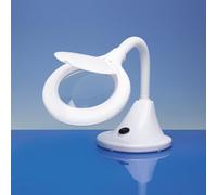 Compact Magnifier Lamp with Flexible Neck 100mm Lens, 1.75x