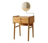 Compact Makeup Vanity Table with Mirror & Drawer, Small Space Dressing Table for Bedroom, Stylish Makeup Desk for Efficient nizing & Beauty Routine