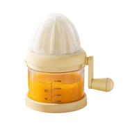 Compact Manual Beverage Maker with Cover, Light Yellow