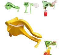 Compact Manual Fruit Juicer for Pomegranate, Orange & Lemon - Portable, Ergonomic, Cold-Press Juicer for Kitchen, Travel & Camping - 220 g, ABS+PP Material