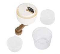 Compact Manual Ice Crusher for Creating Shaved Ice Treats Lightweight Design with Easy to Clean Components (Ice Crusher+Ice Tray)